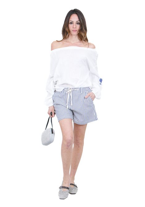 LINO/RICAMO MADAME VENICE | Camicie | CRISTINAB.CO/BLU